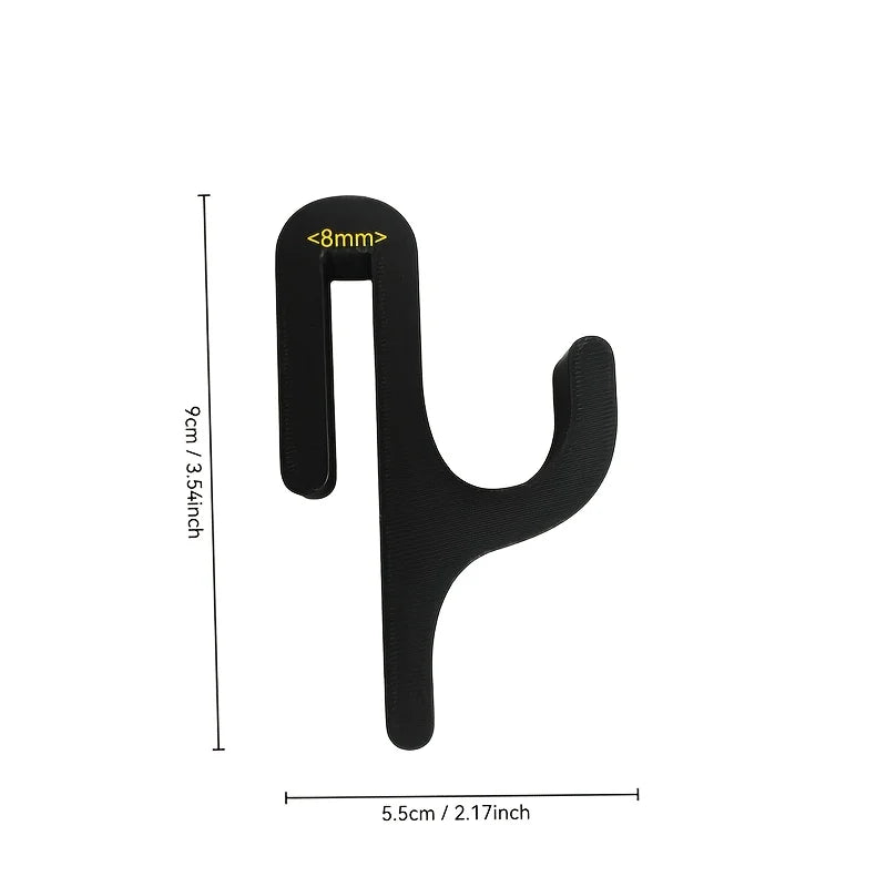 1-4PC 3D Shower Door Towel Hook Clamp On Shower Door Hook No-Drill Bathroom Hanger for Clothes Towel Bathrobes Home Organizer