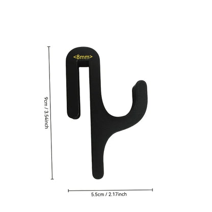 1-4PC 3D Shower Door Towel Hook Clamp On Shower Door Hook No-Drill Bathroom Hanger for Clothes Towel Bathrobes Home Organizer