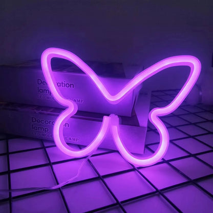 LED Neon Sign with USB/Battery for Bar Bedroom Game Room Wedding Party Wall Decor Christmas Gift Customizable Lighting