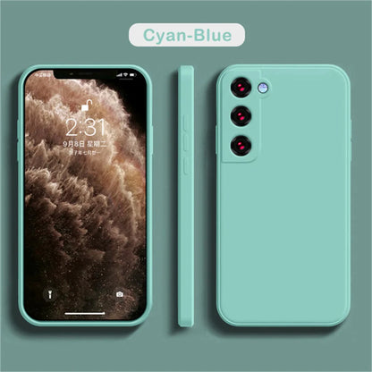 Delicate Liquid Silicone Camera Lens Protector Case For Samsung A17 A16 A56 A36 A15 S23 S24 S25 S26 UItra Plus Funda Coque Cover