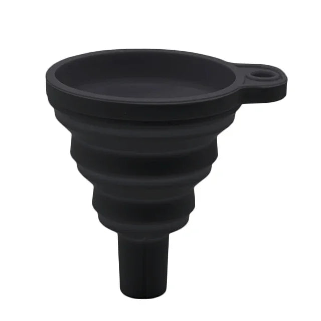 Collapsible Silicone Car Funnel for Engine Oil, Petrol, and Washer Fluid