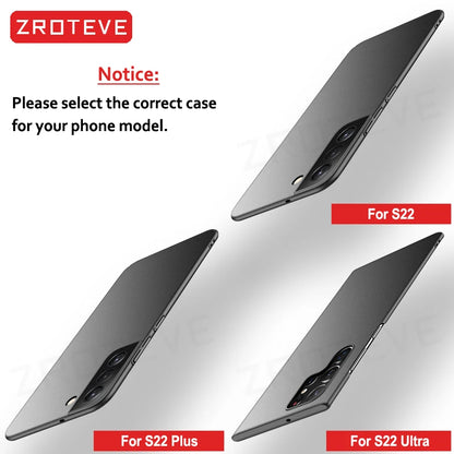 S24 Case Zroteve Slim Hard PC Matte Cover For Samsung Galaxy S24 Ultra S25 Edge S22 S26 Plus S20 S21 S23 FE S24+ Phone Cases