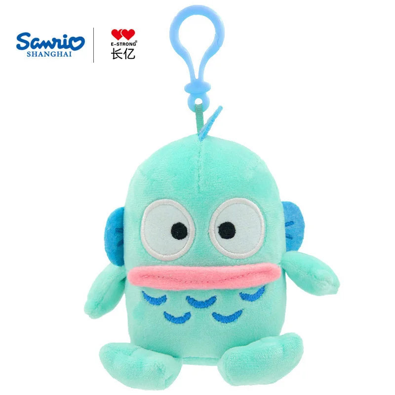 Genuine Sanrio Piano Plush Toy Hello Kitty My Melody Kuromi Cinnamoroll Cartoon Student Backpack Pendant Decoration Girl Gift