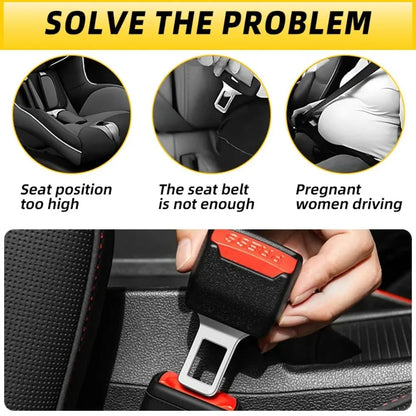1Pc Car Safety Belt Extender Seat Belt Cover Seat Belt Padding Extension Buckle Plug Buckle Seatbelt Clip Car Accessories