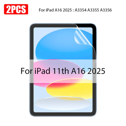 2PCS Paper Film Like For iPad 11th A16 10 9 9th 10th Generation Pro 13 M4 M5 12.9 Screen Protector Ipad Air 11 5 4 M3 M2 Mini 7