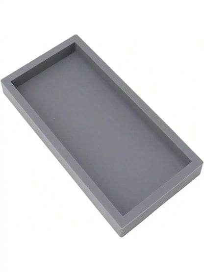 1 Pack Bathroom Tray Soft Silicone Jewelry Tray Dressing Table Decorative Bathroom Tray Organizer Suitable for Dressing Tables