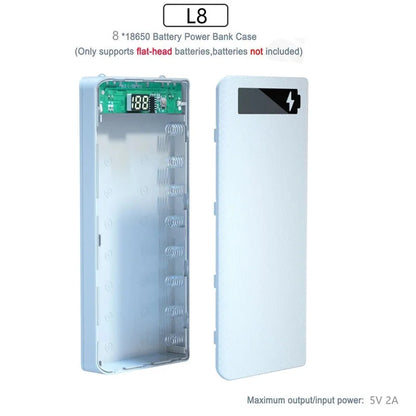 18650 Battery Holder DIY Shell Dual USB Type C Charge Powerbank Case for iPhone Xiaomi 18650 Battery Power Bank Case Storage Box