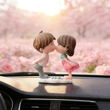 Cute Ornaments Couple Action Figurines Balloons For Car Dashboard Decoration Car Decoration Cute Cartoon Couples Action Ornament