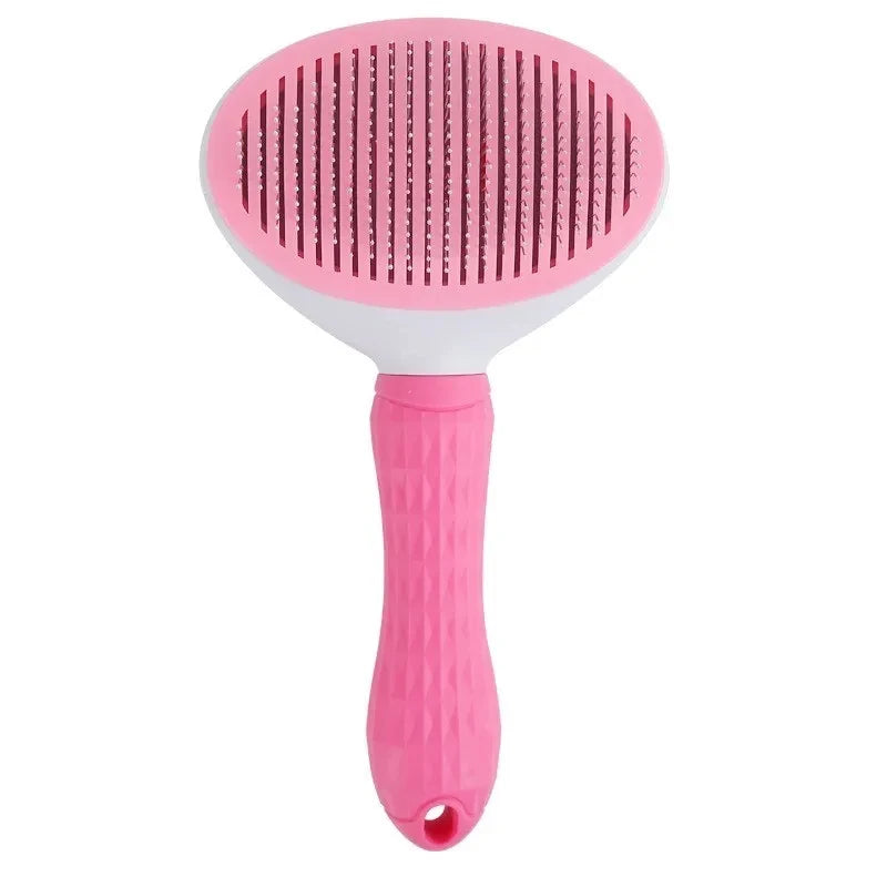 Self-Cleaning Pet Dematting Comb for Dogs & Cats