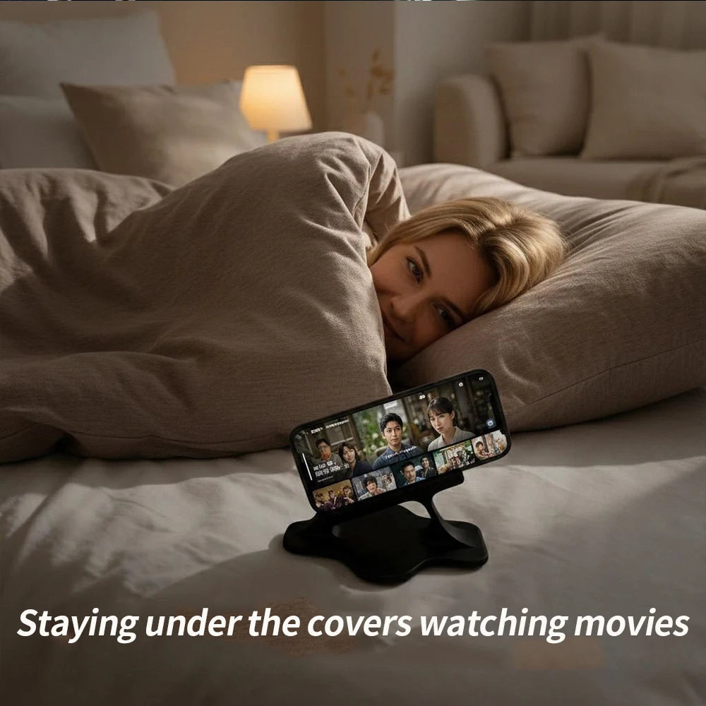 Bed Lazy Phone Stand for Side Lying, Stable Ergonomic Phone Holder for Hands-Free Viewing, Perfect for Bedtime Entertainment