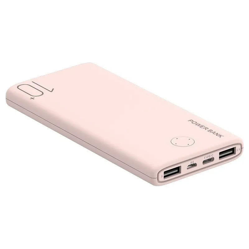 10000mAh Ultra Slim Portable Charger High Capacity Power Bank for iPhone Samsung Xiaomi Phones