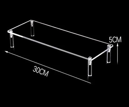 Clear Acrylic Display Stand For Anime Figures Cupcake Shelf Organizer Desserts Holder Jewels Display Risers Stand Perfume Stand