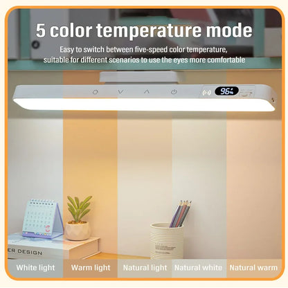 Touch Table Lamp Magnetic Desk Lamp Bulit-in Rechargeable Battery for Reading Cabinet Mirror Bedside Rechargeable Night Lights