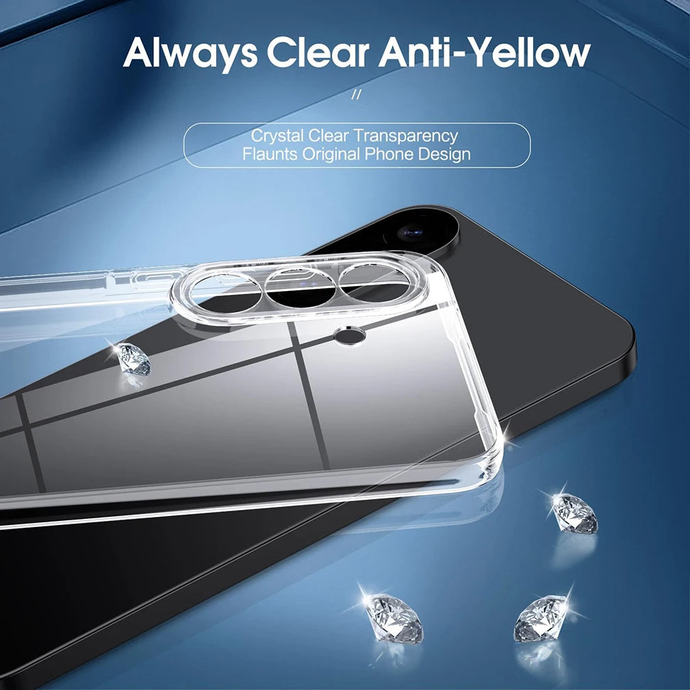 Transparent Ultra Thin Soft Silicone Case For Samsung Galaxy A56 A36 A26 A16 A06 4G 5G Clear Slim Cover A 56 36 26 16 06 Shell
