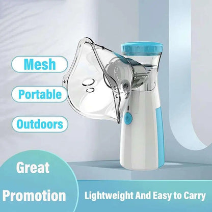2-in-1 Mini Nano Ion Mist Sprayer - Facial Steamer & Air Humidifier with Water Tank Skin Moisturizing Beauty Skin Care Device