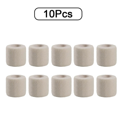 Self-Adhesive Elastic Athletic Wrap Tape – 10 Rolls