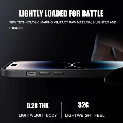 Original Case For iPhone 17 Air 16 15 14 13 12 11 Pro Max Plus For Magsafe Magnetic Wireless Charge Lens Protector Matte Cover