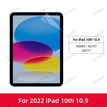 Paper Feel Screen Protector Film Matte PET Painting For iPad 7th 8th 9th 10.2 10th Generation Air 4 5 10.9 Pro 11 Air 3 Pro 10.5