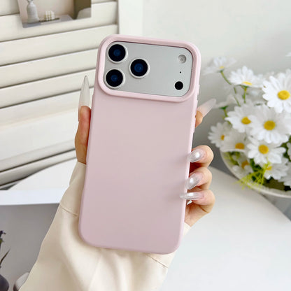 Orange Matte Silicone Case For iPhone 17 Pro Max Air 16E 16 E 15 Plus 14 13 12 17Pro iPhone17 Shockproof Phone Cover Accessories