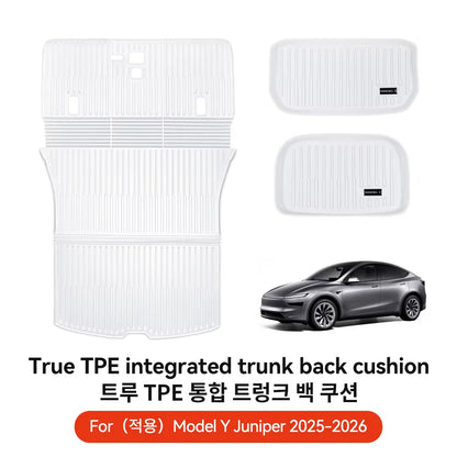 YZ For Tesla Model 3 Y Highland Juniper 2021-2026 all-in-one TPE Trunk mat Luggage mat Four Seasons Waterproof Non-slip