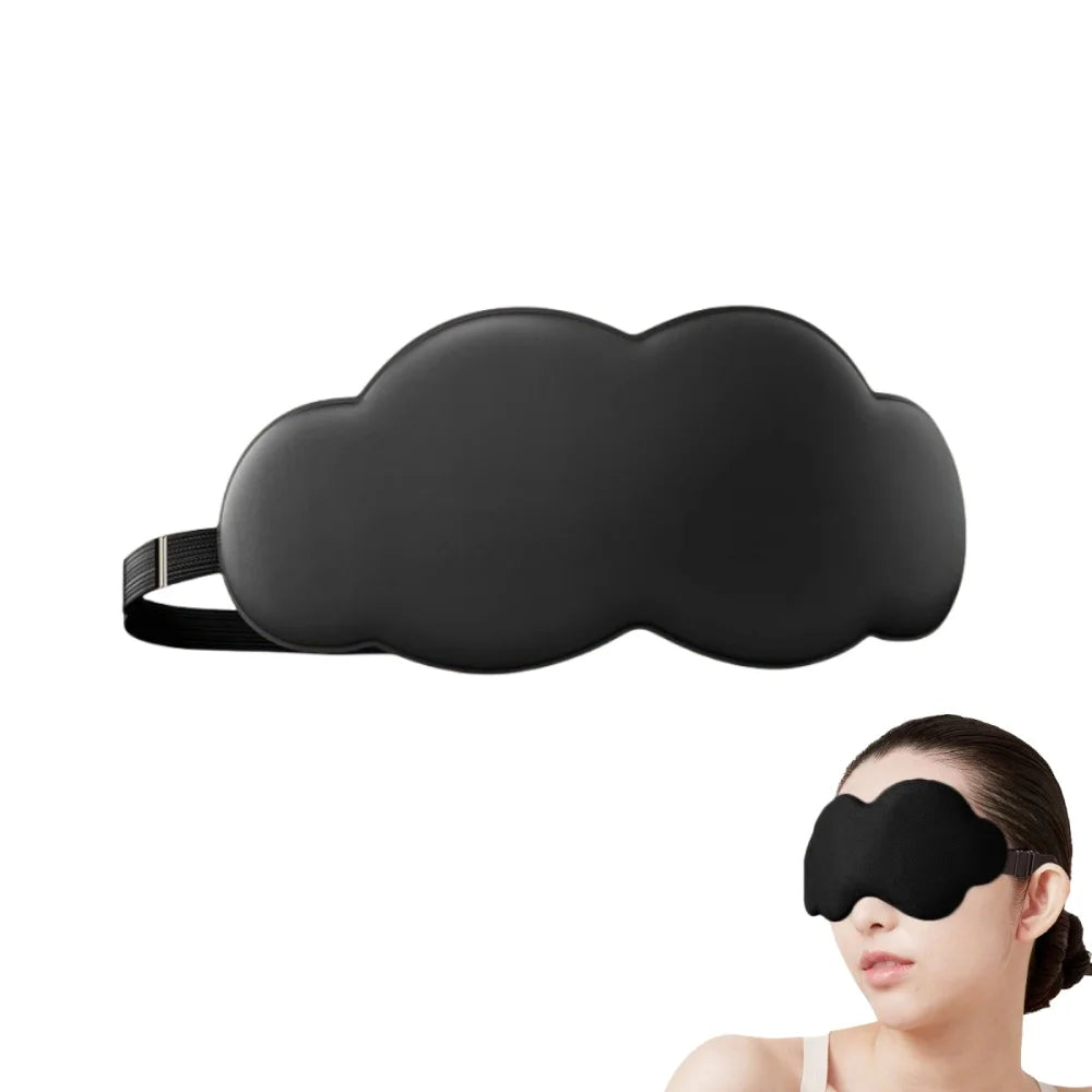 3D Contoured Sleep Eye Mask – Ultra-Soft Light Blocking Cover