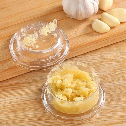 1/2Pcs Manual Portable Garlic Crusher - Twist Kitchen Gadget for Crushing Garlic and Ginger, Easy to Use and Clean