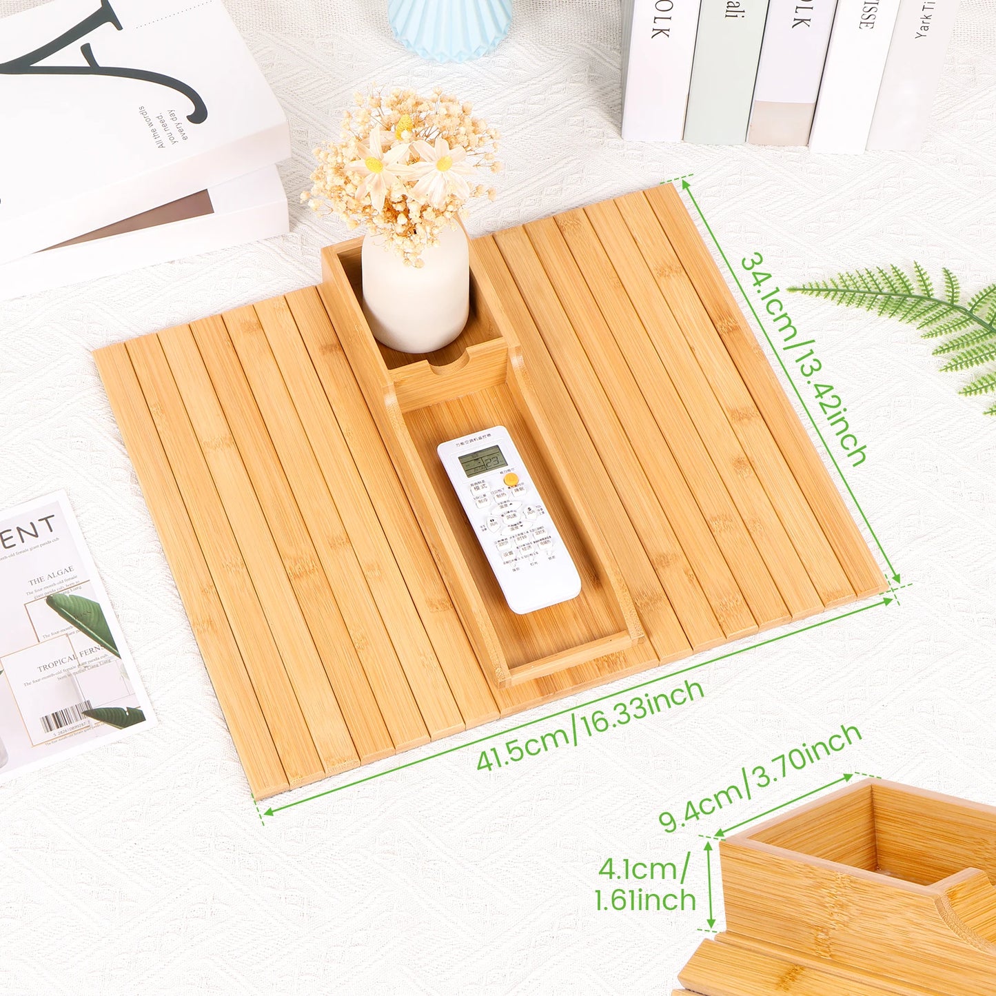Wood Sofa Arm Tray Sofa Tray in Folding Design Sturdy and Robust Sofa Tray Convenient Sofa Tray for Storage Sofa Tray Home