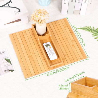 Wood Sofa Arm Tray Sofa Tray in Folding Design Sturdy and Robust Sofa Tray Convenient Sofa Tray for Storage Sofa Tray Home