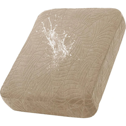 Waterproof Stretch Sofa Cushion Cover Jacquard Fabric Pure Sofa Cover Removable Protector Couch Cover Chaise Lounge Living Room