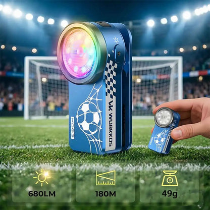 Wurkkos HD03 Mini Magnetic Clip-On Light 680 Lumens USB-Rechargeable Pocket RGB Flashlight – Anniversary Edition