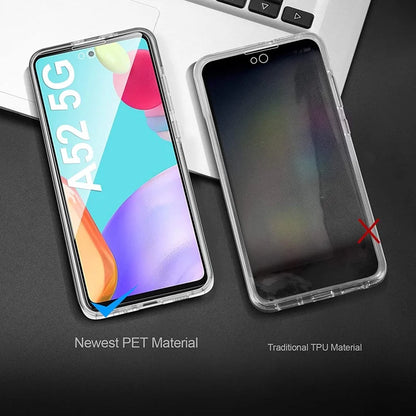 360 Full Body Silicone Samsung Galaxy Case – Dual Layer Transparent Cover for A Series