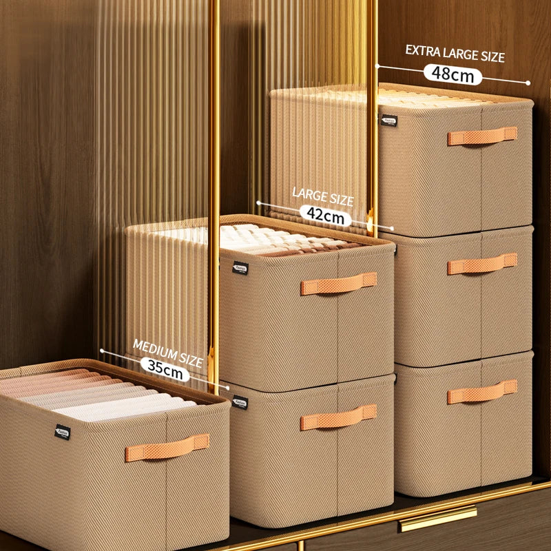 Non-Woven Clothes Storage Organizer – Foldable Wardrobe Drawer Bag