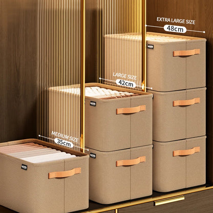 Non-Woven Clothes Storage Organizer – Foldable Wardrobe Drawer Bag