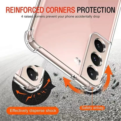 Shockproof Phone Case for Samsung Galaxy A25 A35 A55 A15 A54 A34 A14 5G A24 4G A05S A73 A53 A33 A23 A13 Transparent Back Cover