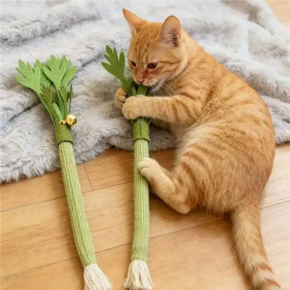 Cat Chew Toys Interactive Self High Catnip Molar Stick Bite With Bell Cats Toy Kitten Toy Natural Catnip Cat Teeth Cleaning Toy