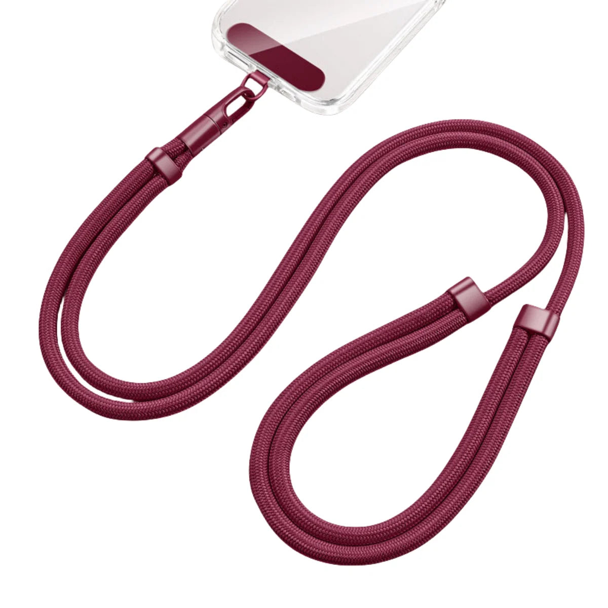 Universal Phone Lanyard with Clip Upgraded Anti-Drop 360° Rotation Adjustable Neck/Crossbody Strap for All Phone Cases