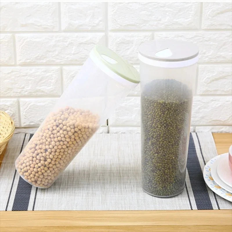 1pc Noodles Sealed Can Wheat Pasta Plastics Organizer Airtight Sealed Containers Divided Can Storage Boxs Kitchen Accessories