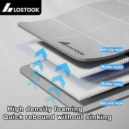 4mm Thick TPE Foldable Yoga Mat Easy to Store Travel Exercise Mat for Yoga Pilates Home Workouts And Floor Exercises