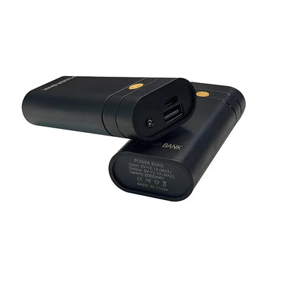 2 Slots 5V 18650 Power Bank Box Kit Fast Charging Power Bank TYPE-C USB Output Ports Plastic Shell Portable Battery Charger Case