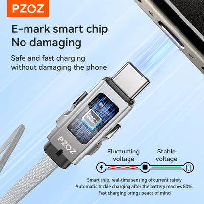 PZOZ For usb c to type c lightning micro tf card reader cable iphone iPad macbook mobile phone charger fast charging cable data