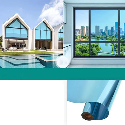 Household Insulated Glass Film Windows Balconies Privacy Protection Sun Protection One-Way Mirrors Window Film Stickers