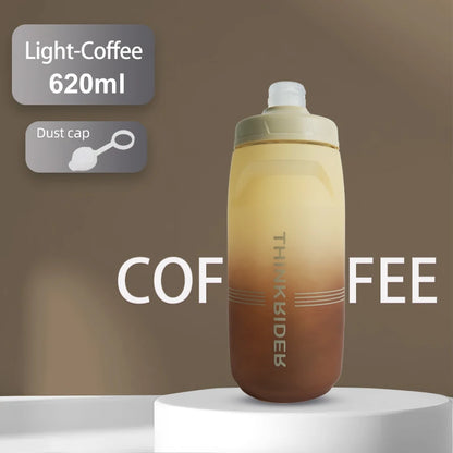 ThinkRider 620ml/750ml Bicycle Bottle MTB Road Bike Water Bottle Outdoor Sports Plastic Portable Large Capacity Drink Cycling
