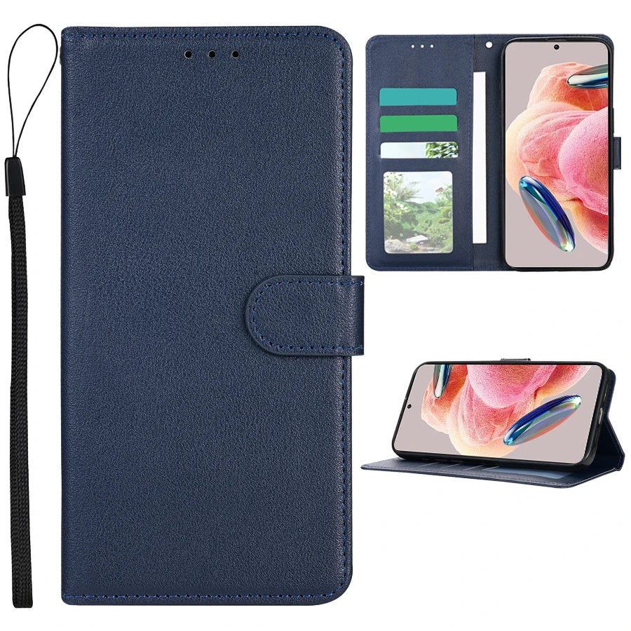 Wallet Card Slot Stand Magnetic Flip Leather Case For Xiaomi 14T 13T Redmi 14C 13C 12C 10C Note 14 Pro+ 14S 13 12 12S 11 10 Pro