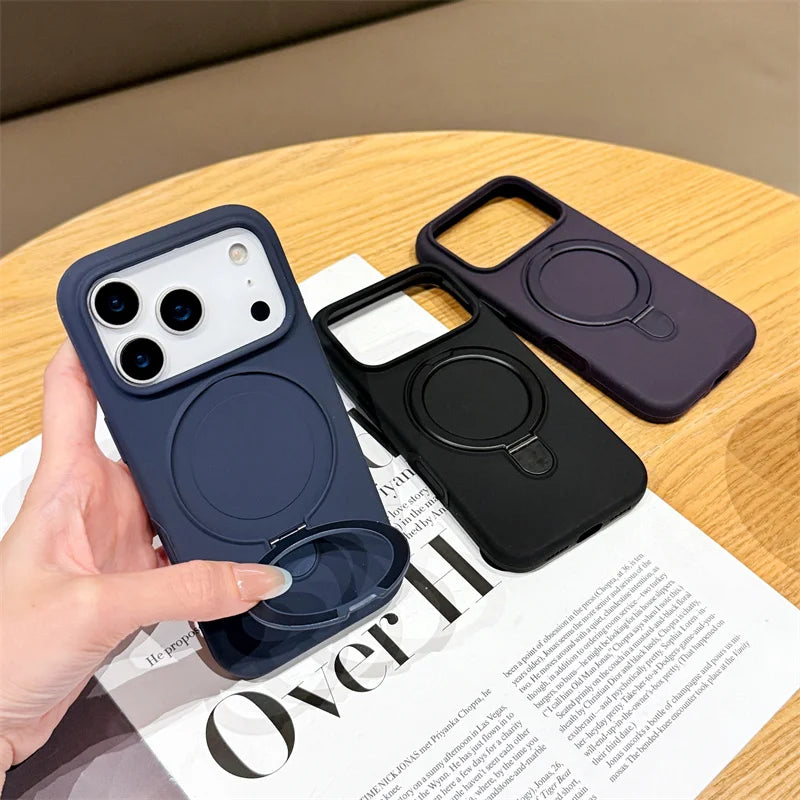 MagSafe Ring Stand Case For Iphone