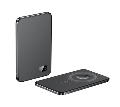 New Ultra thin Alloy Powerbank Magnetic Power Bank Wireless Fast Charger For Magsafe Backup battery For iWatch Serise iPhone 16