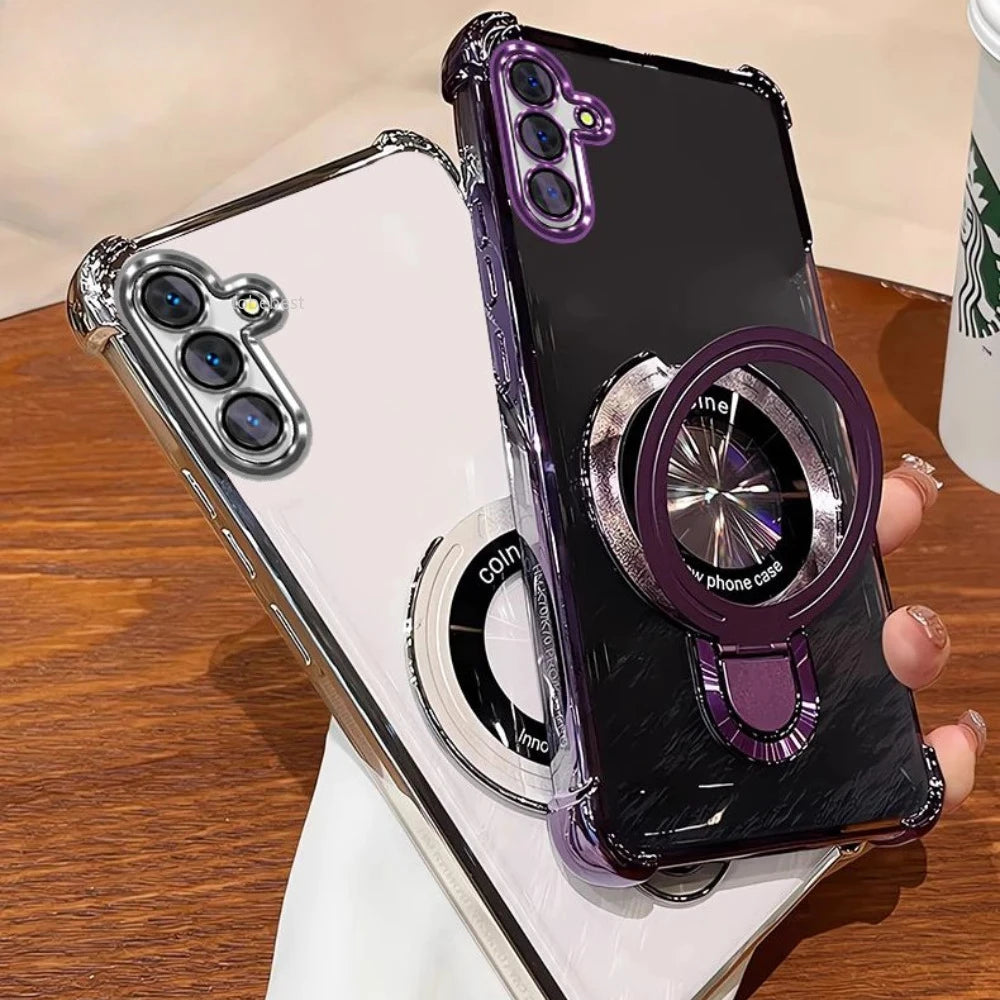 Shockproof Plating For Magnetic Bracket For Magsafe Case For Samsung Galaxy A57 A37 A16 A26 A36 A56 A17 A06 A15 A25 A35 A55 A14