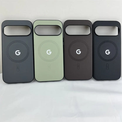For Magsafe Case For Google Pixel 8 9 10 Pro XL 8A 8Pro 9proxl 10proxl Magnetic Wireless Charging Shockproof Bumper TPU Cover