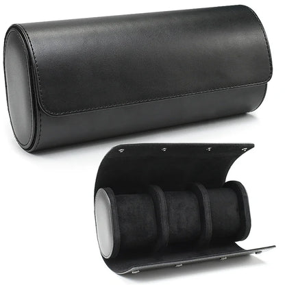 Embers Leather Watch Roll 1 2 3 slots Luxury Genuine Watch Storage Box Travel Bag Watch Case Gift Box Watch Pouch\]p;