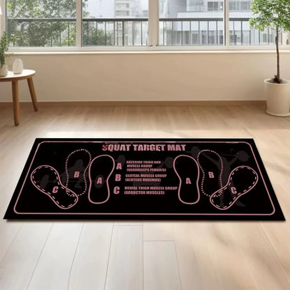 Two-Color Non-Slip Squat Mat for Home Gym and Fitness