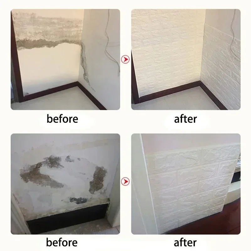 3D Brick Pattern Peel & Stick Foam Wallpaper – 70cm x 1m